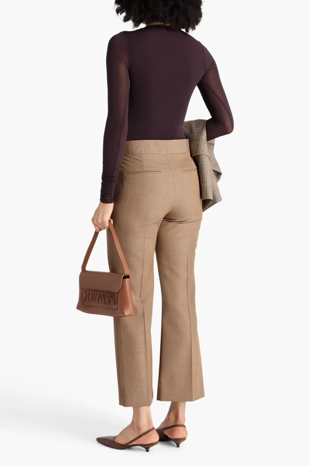 Victoria Beckham Wool Kick-Flare Trousers, photo 3 of 4 from THE OUTNET