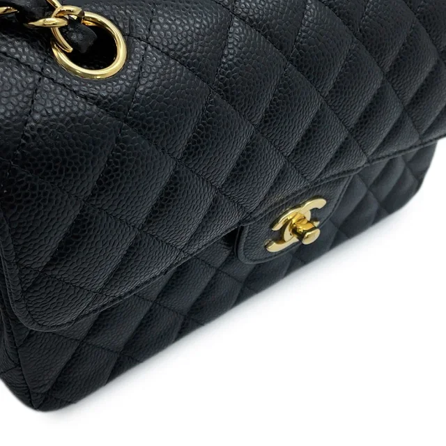 Chanel Matelasse23 Flap Chain Shoulder Bag BlackA01113 Caviar Leather Size 23 in Caviar leather from GALLERY RARE, photo 10 of 18