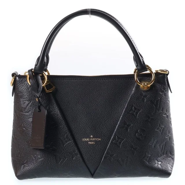 Louis Vuitton Empreinte Tote BB 2-Way Shoulder Bag Black Leather in Black Leather from The Reluxe