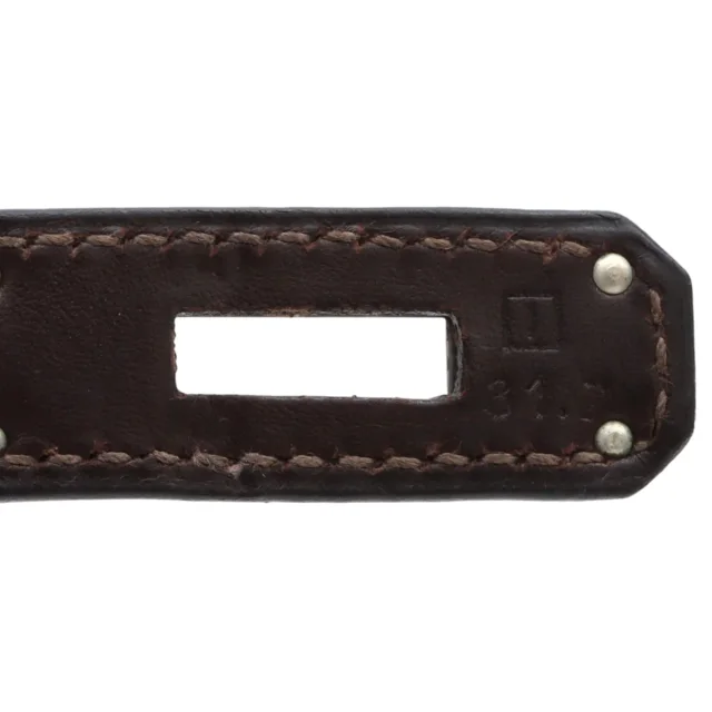 Hermès 2005 Kelly Pullche 35 Marron in Brown Leather from VINTAGE QOO TOKYO, photo 13 of 19