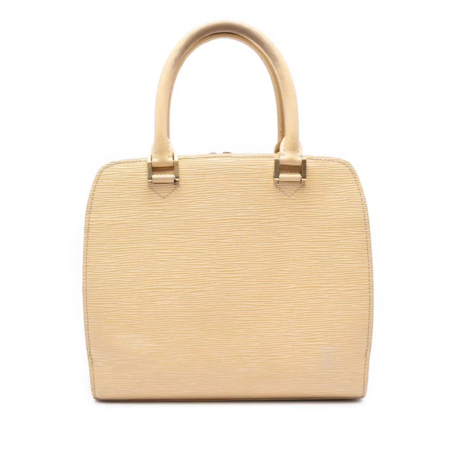 Beige Louis Vuitton Epi Pont Neuf PM Handbag in Beige Leather from Designer Revival