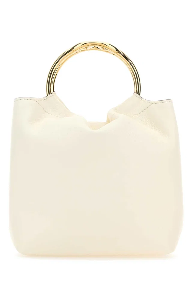 Valentino Garavani Shoulder Bag — White in White Leather from HEWI