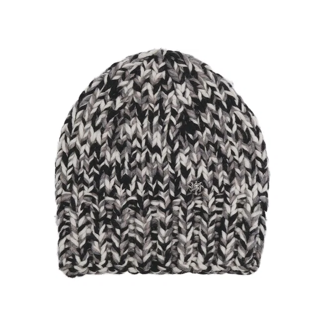 Chanel Knit Hat Cocomark Black White M Rtw in Black from Luxury Promise