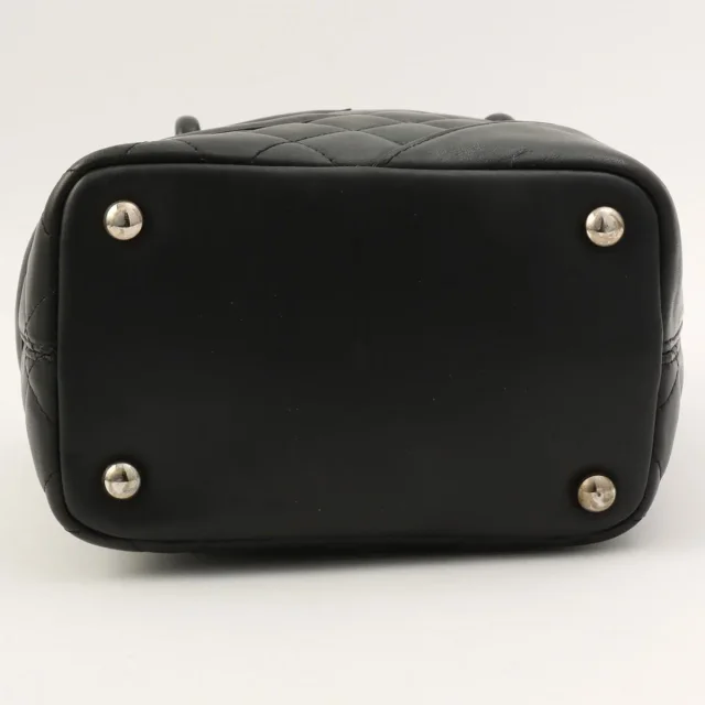 Chanel Cambon Tote Bag S, Black, circa 2003 in Black Calfskin from VINTAGE QOO TOKYO, photo 9 of 11