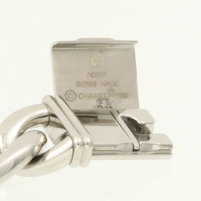 Chanel Diamond Prime L H7020 Quartz Black from VINTAGE QOO TOKYO, photo 8 of 8