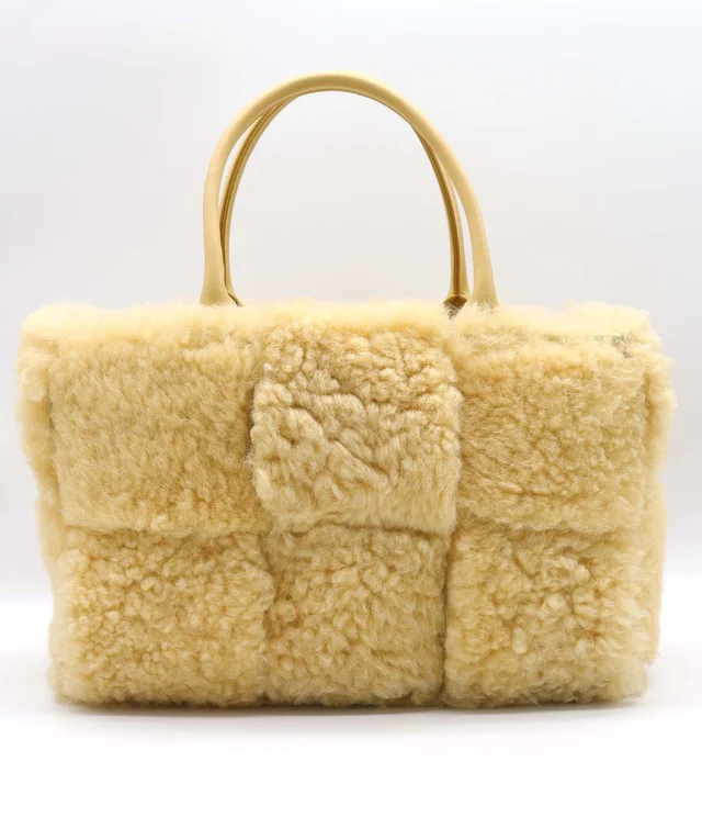 Bottega Veneta Arco Tote Bag Yellow in Yellow from Luxury Promise, photo 2 of 8