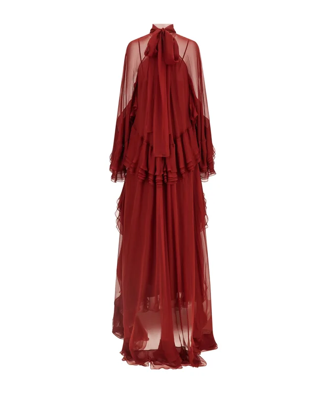 Alberta Ferretti Long-sleeved dress, photo 2 of 4 from SENSER