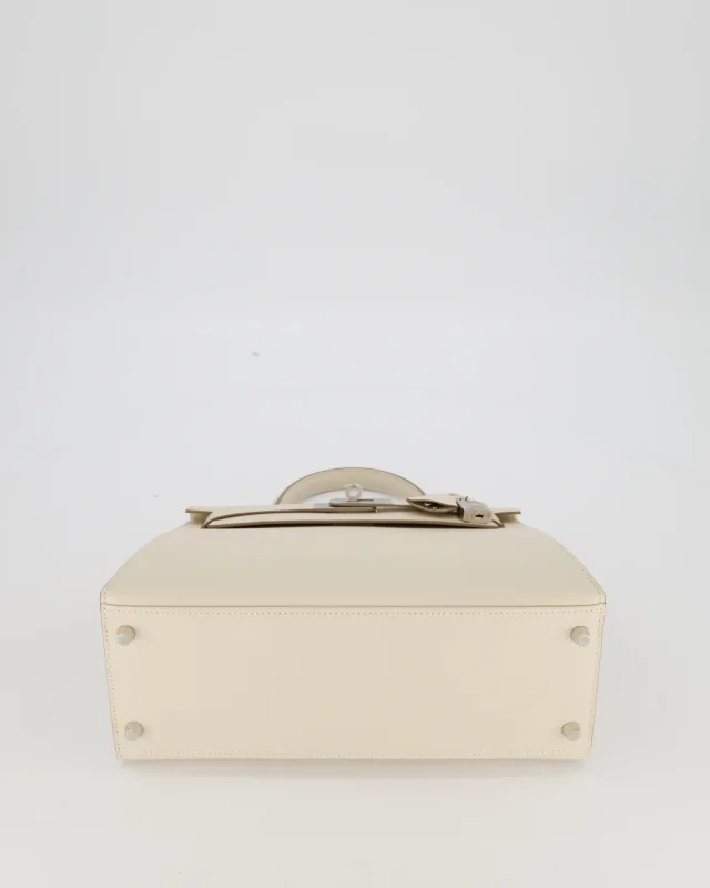 HOT* Hermès Kelly 28 Sellier Bag in White Epsom leather from Sellier, photo 19 of 20