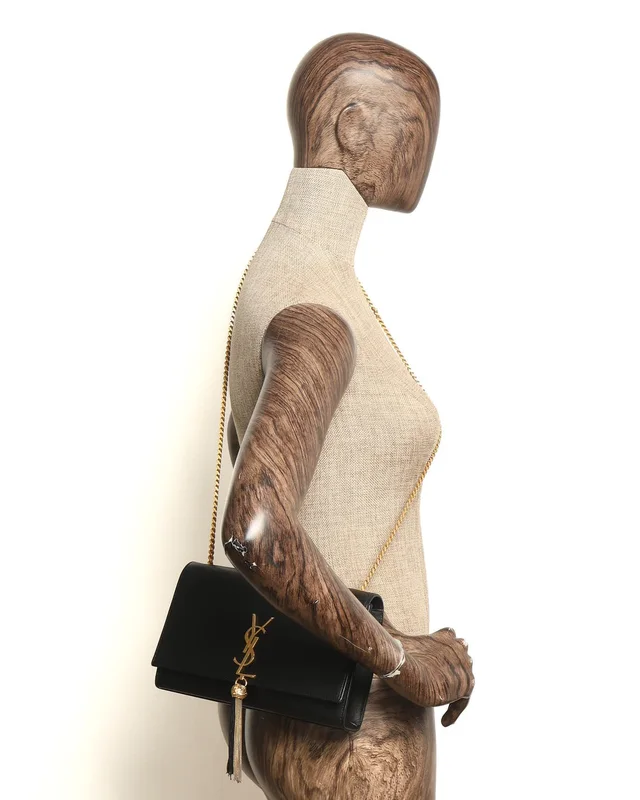 Saint Laurent Medium Monogram Kate Tassel Bag in Leather from A Retro Tale, photo 8 of 8