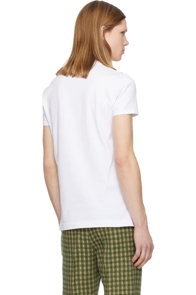 Vivienne Westwood White Oversized Orb Peru T-shirt, photo 3 of 4 from SSENSE