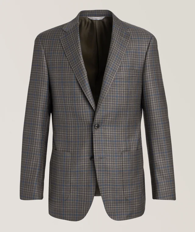 Samuelsohn Cosmo Check Wool Sport Jacket in Brown Wool & Wool Blends from Harry Rosen, photo 1 of 1