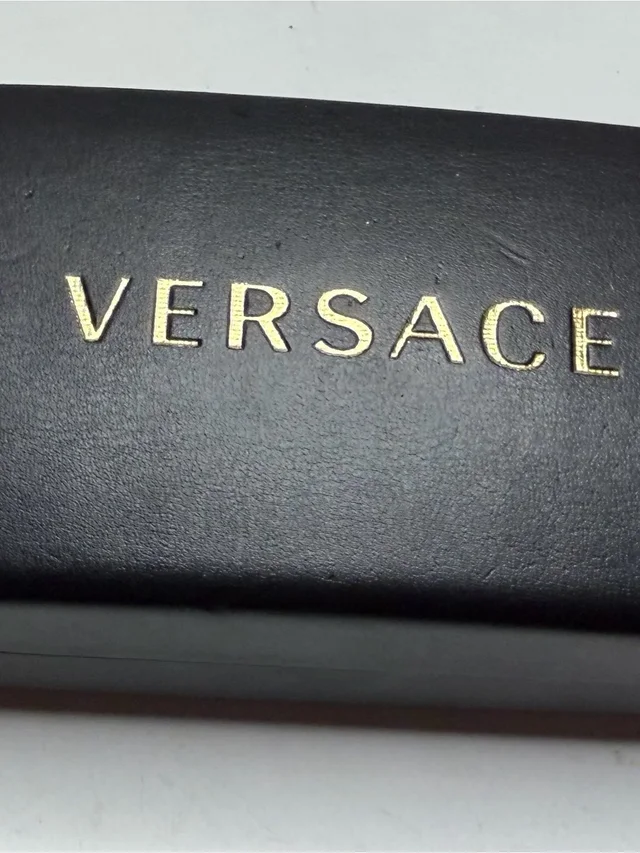 Versace Black And Gold Eyewear Case in gold|black from Poshmark