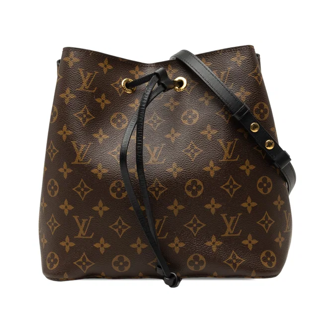 Brown Louis Vuitton Monogram Neonoe MM Bucket Bag in Brown Coated canvas from Designer Revival, photo 1 of 1