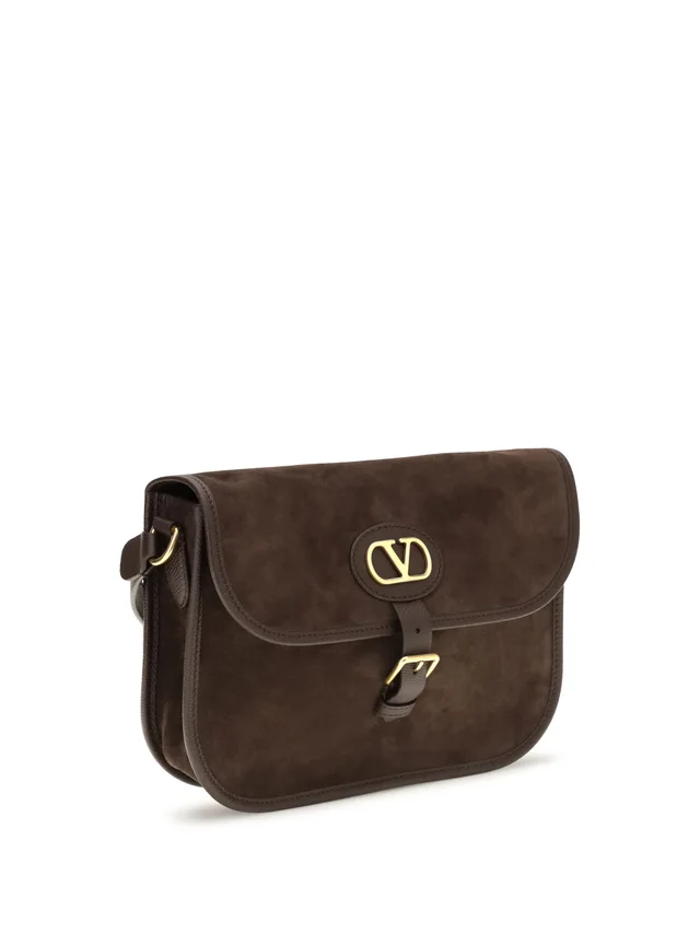 Valentino Garavani Antibes Shoulder Bag — Brown Calf Leather Bos Taurus in Brown Calfskin from HEWI, photo 2 of 2