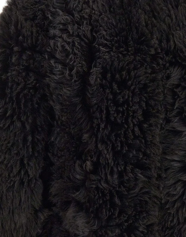 7 For All Mankind Faux Shearling Short Jacket, photo 5 of 5 from SENSER