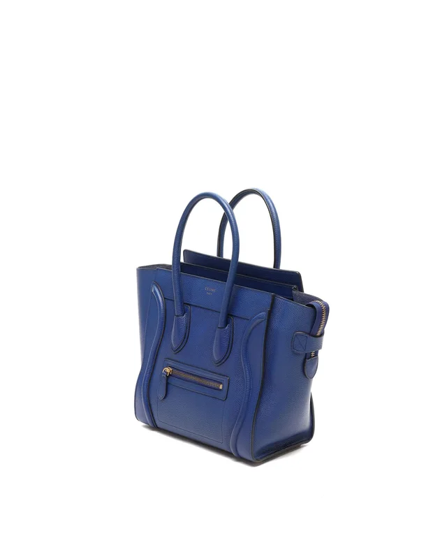 Celine Micro Luggage Bag in Suede from A Retro Tale, photo 2 of 9