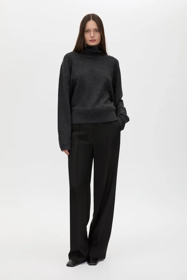 C&M CAMILLA AND MARC SALE Margot Turtleneck Knit Sweater in Grey from Camilla and Marc, photo 1 of 1