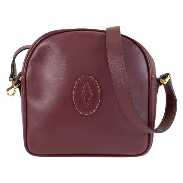 Cartier Must Line Leather Shoulder Bag in Leather from LuxUness