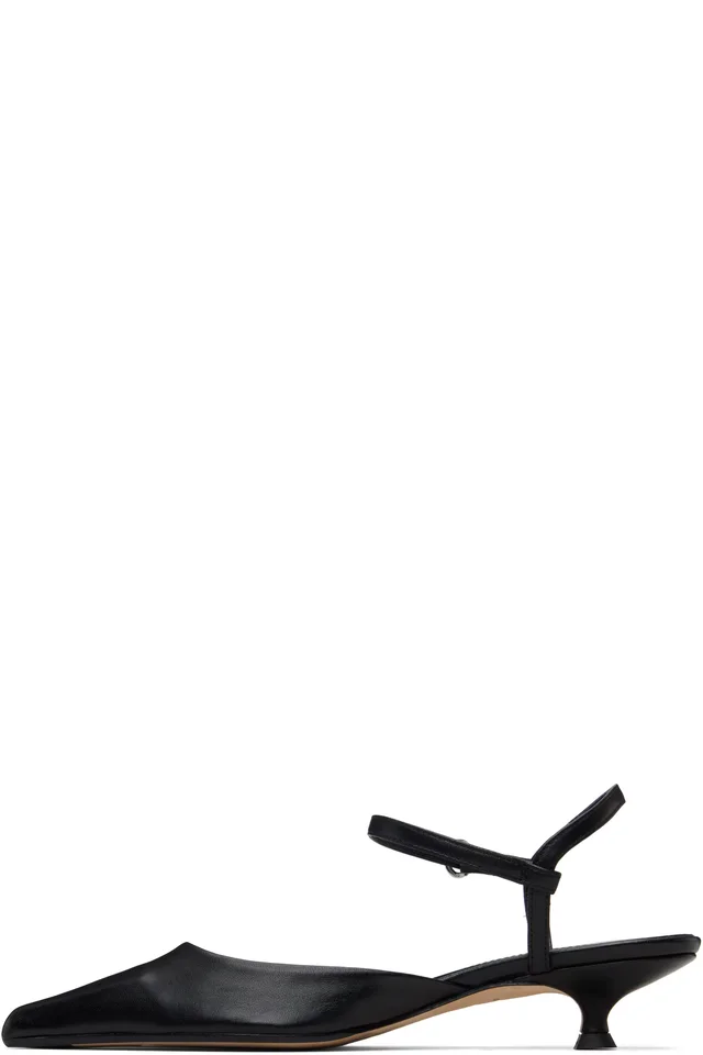 Aeyde Black Colette Heels, photo 3 of 3 from SSENSE