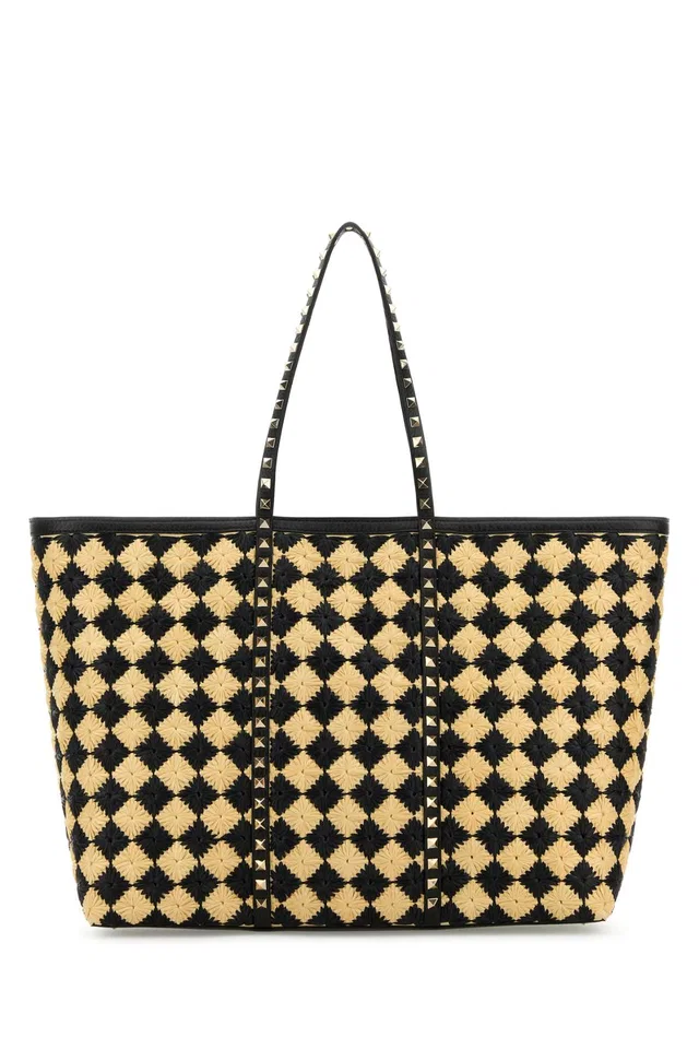 Valentino Garavani Tote Bag — Beige in Beige Woven leather from HEWI