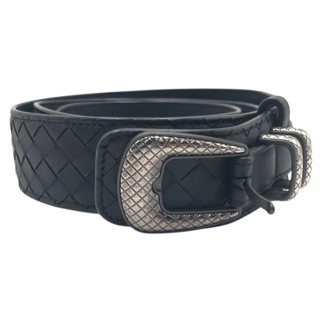 Bottega Veneta Intrecciato Belt in Woven leather from LuxUness
