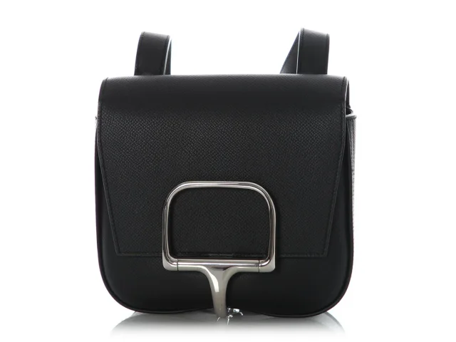 Hermès Mini Black Epsom Della Cavalleria in Black Epsom leather from Ann's Fabulous Finds, photo 2 of 10