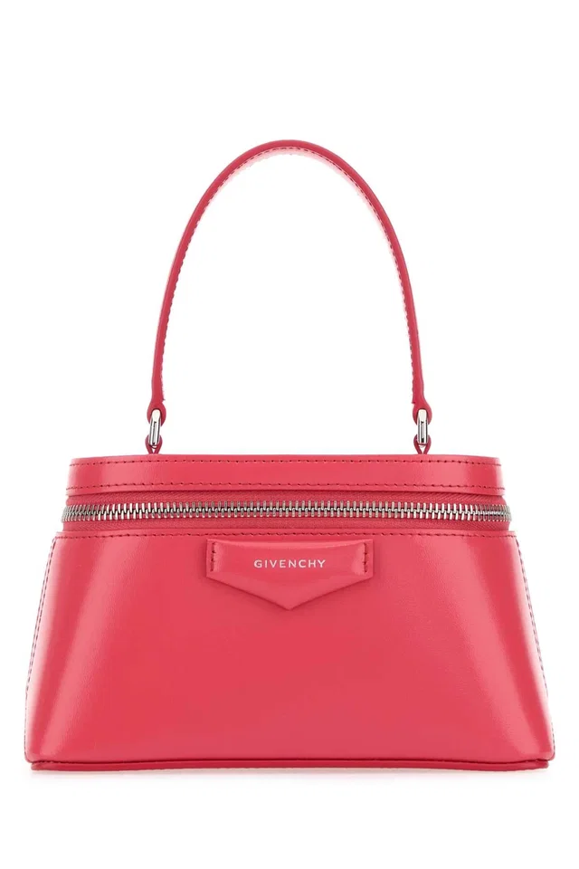 Givenchy Antigona Top Handle Bag — Pink in Pink Calfskin from HEWI
