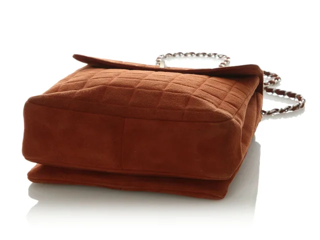 Chanel Vintage Brown Suede Double-Sided Bag in Brown Suede from Ann's Fabulous Finds, photo 6 of 9