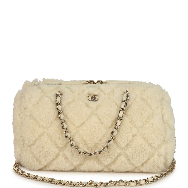 Chanel Mini Timeless Classic Barrel Bag in Beige Calfskin from Madison Avenue Couture