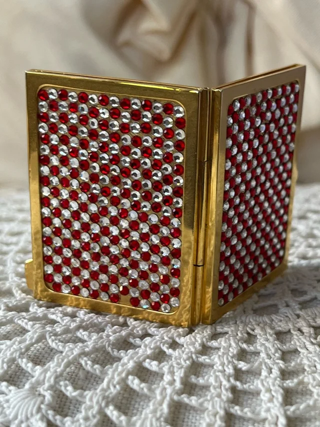 Judith Leiber Vintage Mini Photo Case, Like New in red|gold from Poshmark