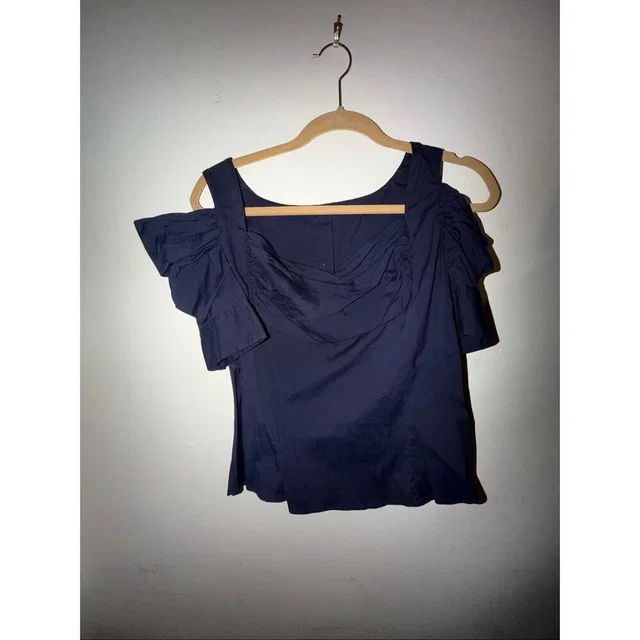 Vivienne Westwood Red Label Size 40 Navy Women’s Blouse in blue from Poshmark