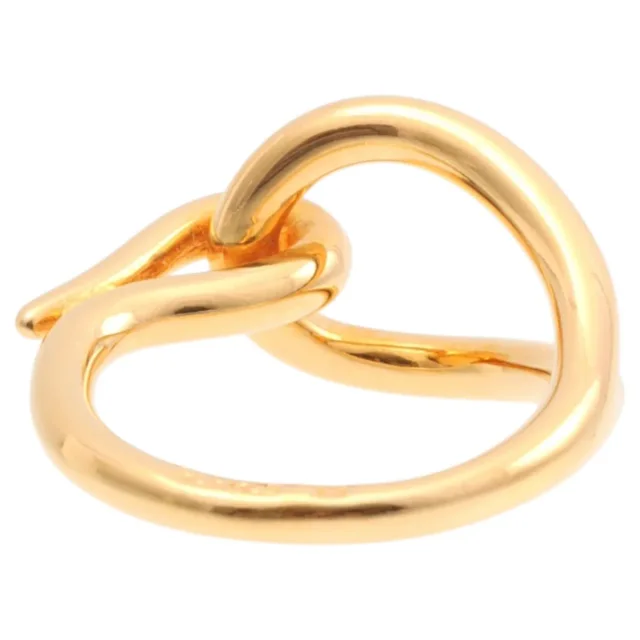 Hermès Jumbo Scarf Ring, Gold in Gold from VINTAGE QOO TOKYO, photo 2 of 4