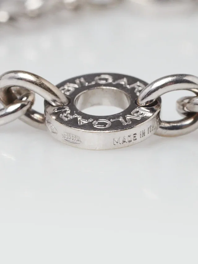 18k White Gold BVLGARI Six Circle Bracelet in White from Yoogis, photo 3 of 4