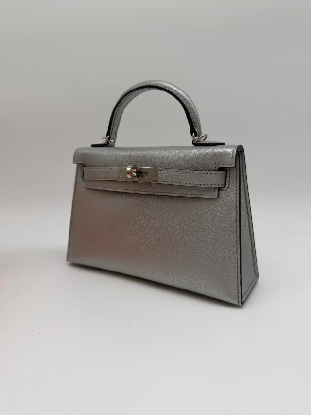 Hermès Mini Kelly Argentee Palladium Hardware from Luxury Promise, photo 7 of 11