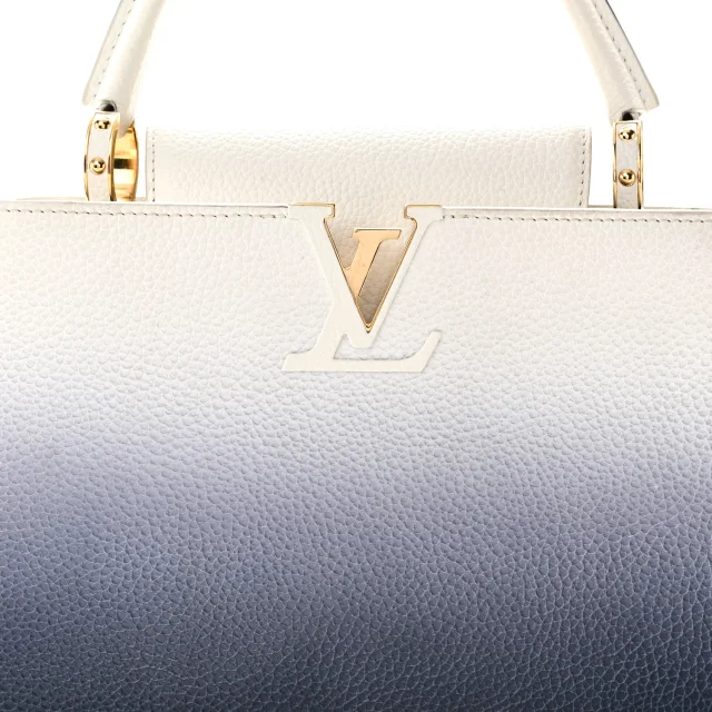 Louis Vuitton Taurillon Capucines PM Blue Marine in Navy Calfskin from FASHIONPHILE, photo 7 of 9