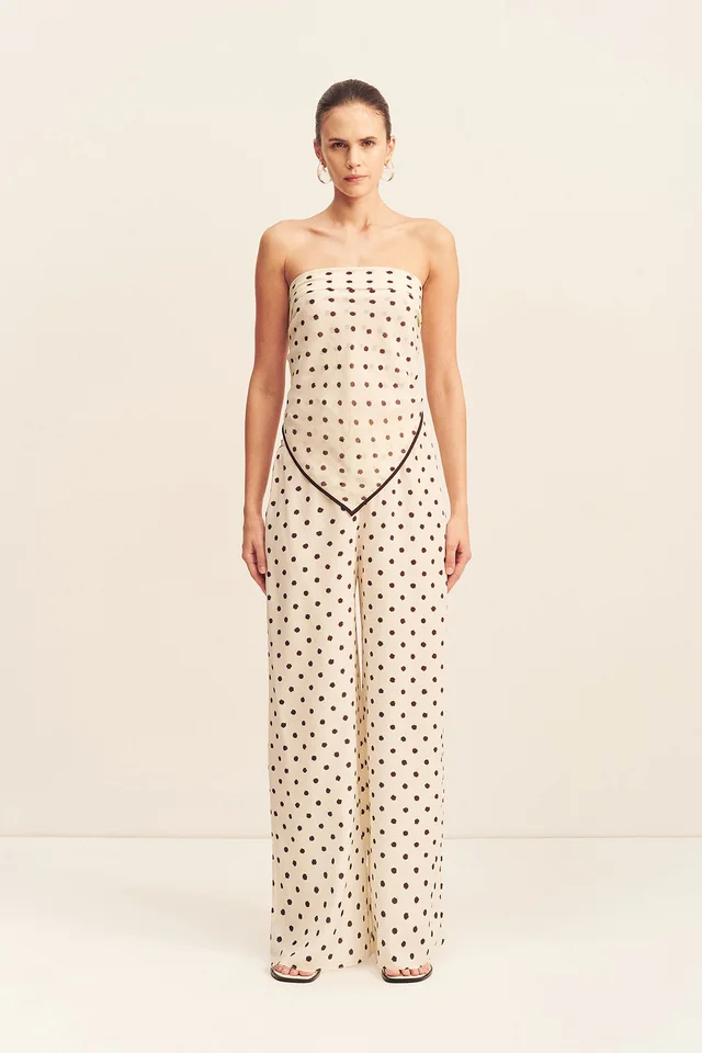 Shona Joy HOUSTON SHEER SCARF - BLANC POLKA from Shona Joy, photo 1 of 1