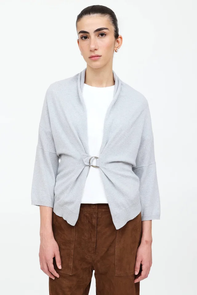Brunello Cucinelli Cropped Cardigan in Cashmere from VSP Consignment