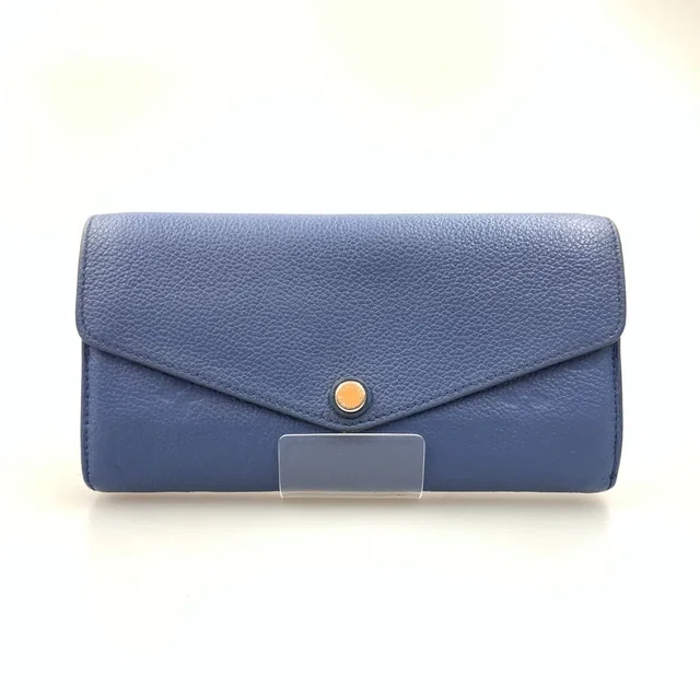 Louis Vuitton Monogram Empreinte Portefeuille Sarah Bifold Wallet Blue in Blue from The Reluxe