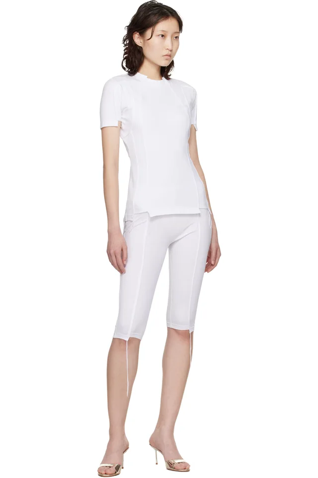 VETEMENTS White Cut-Up Baby T-shirt, photo 4 of 4 from SSENSE