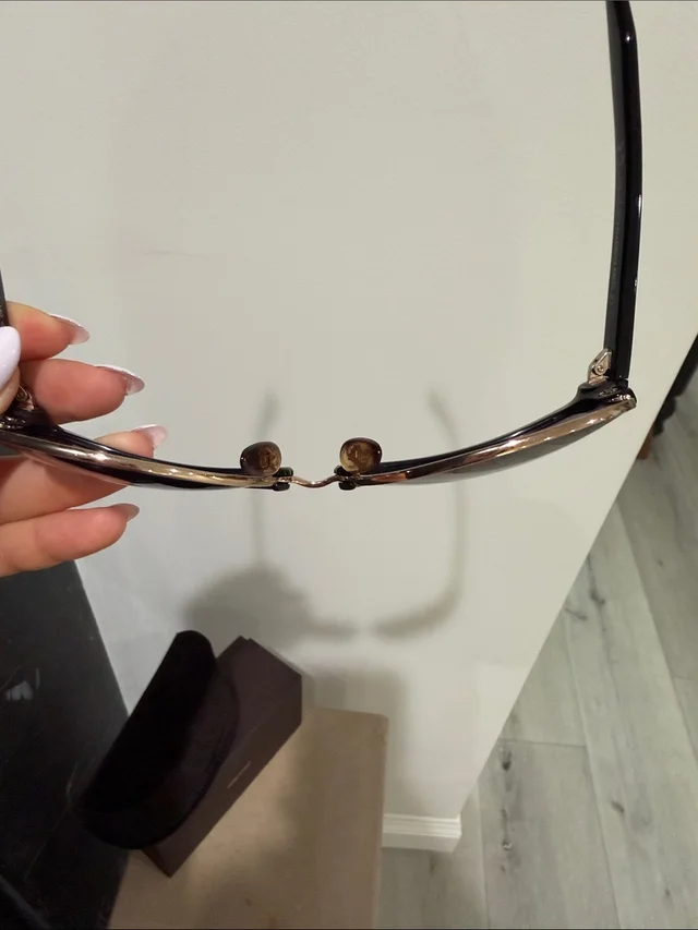 Tom Ford Cat-Eye Sunglasses With Dark Lenses in black|gold from Poshmark, photo 4 of 6