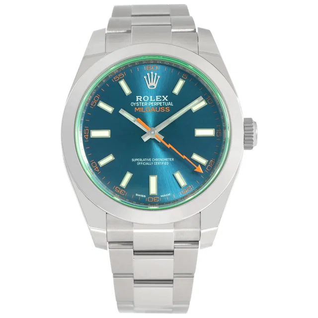 Unused Rolex Milgauss 40mm 116400GV in Stainless Steel from Gray And Sons