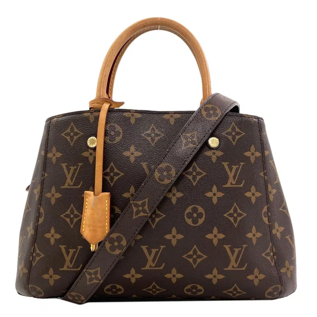 Louis Vuitton Montaigne BB Handbag Monogram Canvas in Coated canvas from The Reluxe