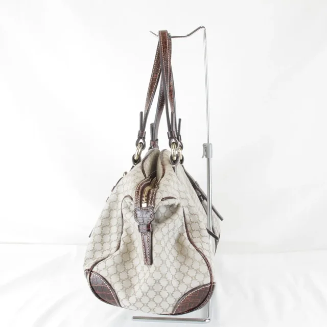 Celine Macadam Canvas Boston Bag in Beige Canvas from LuxUness, photo 3 of 9