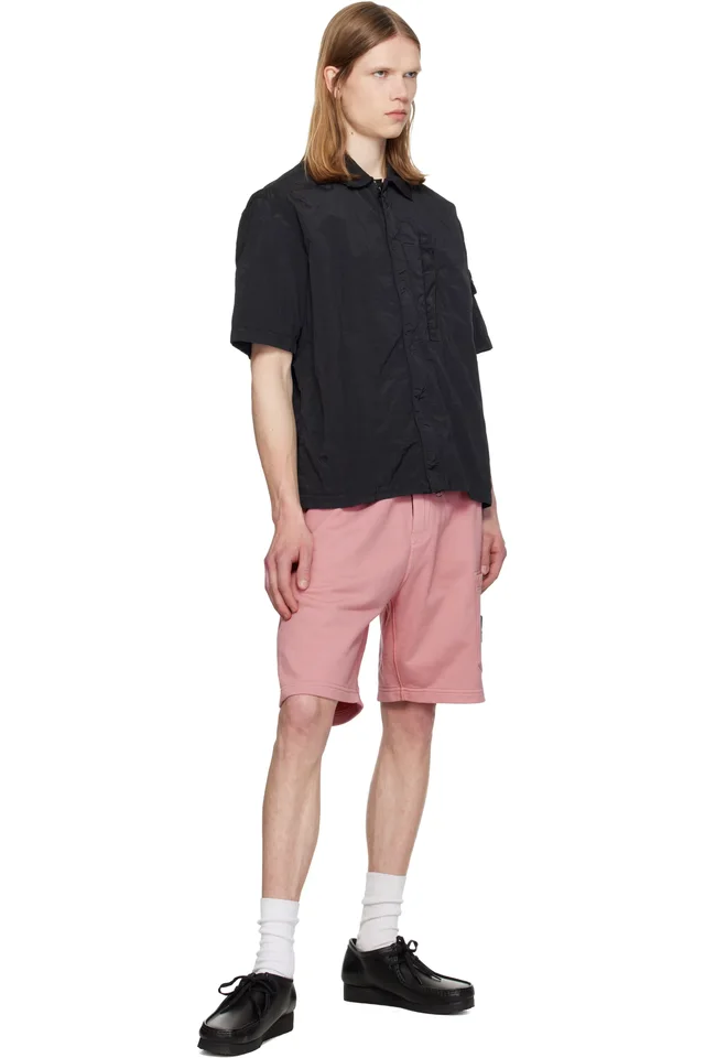 Stone Island Black 1200028 Nylon Metal ECONYL Shirt, photo 5 of 5 from SSENSE