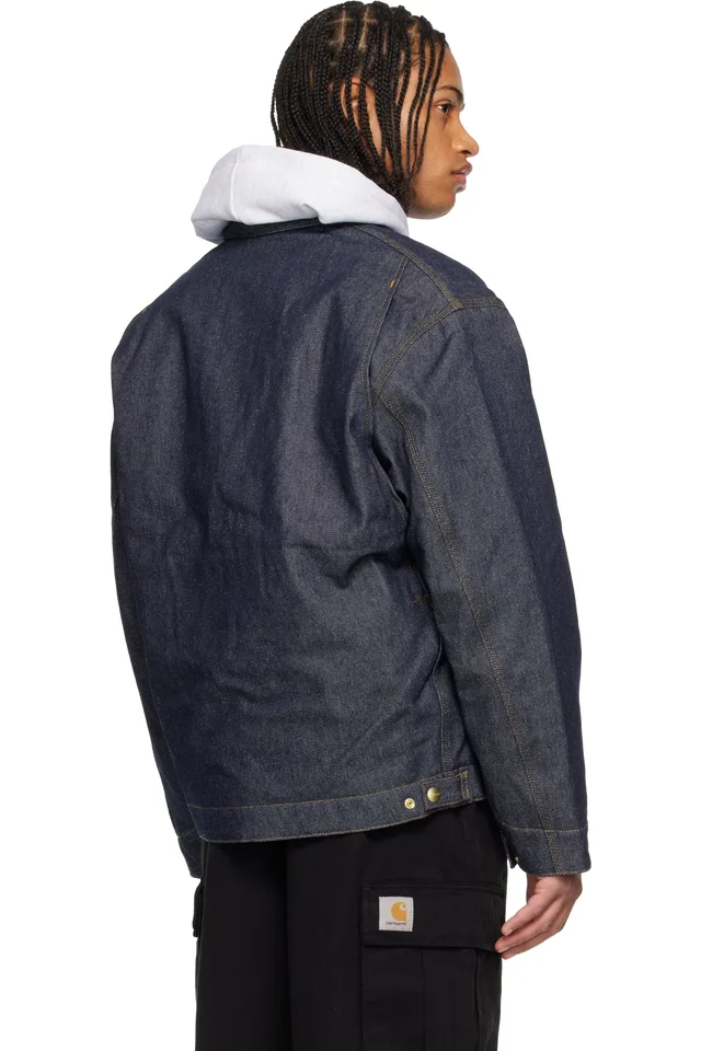 Carhartt Work In Progress Blue OG Detroit Denim Jacket, photo 3 of 4 from SSENSE