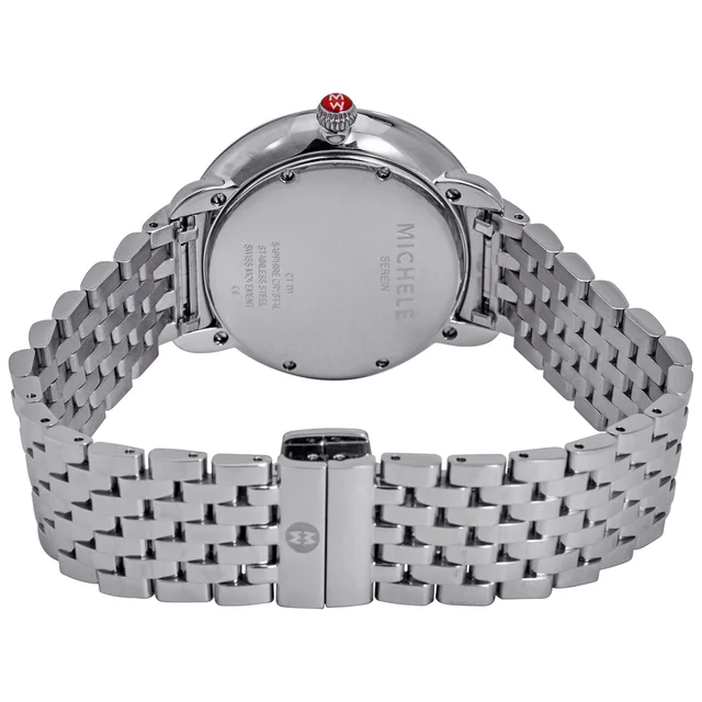 Michele Serein Quartz Diamond Silver Dial Ladies Watch MWW21B000147, photo 3 of 3 from Jomashop