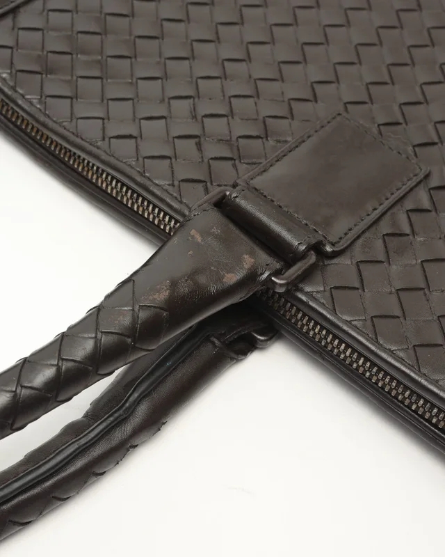 Bottega Veneta Intrecciato Briefcase Bag in Woven leather from A Retro Tale, photo 6 of 8