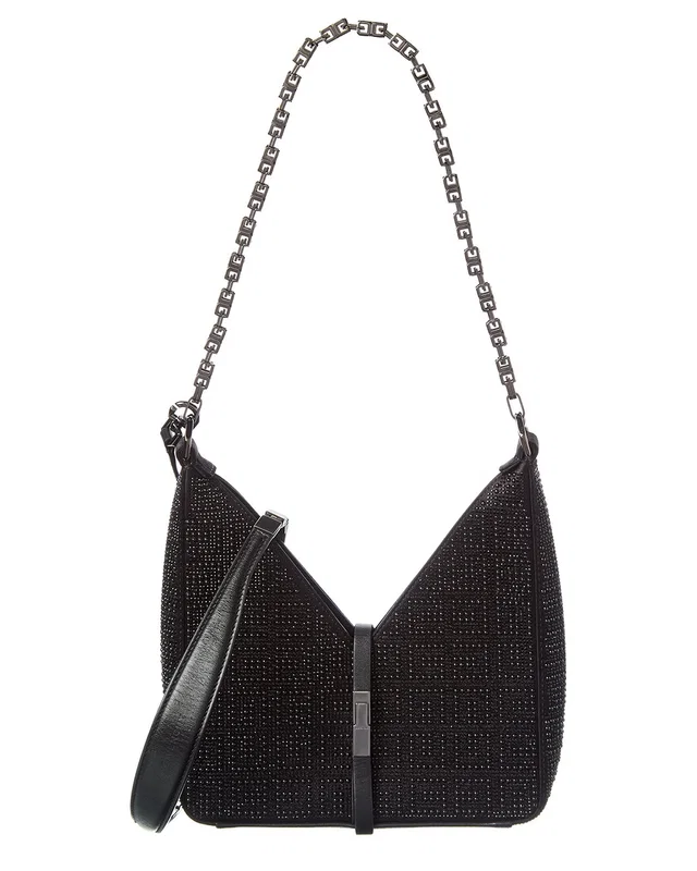 Givenchy Cut Out Mini Satin & Leather Shoulder Bag, image 1 of 1 from Gilt