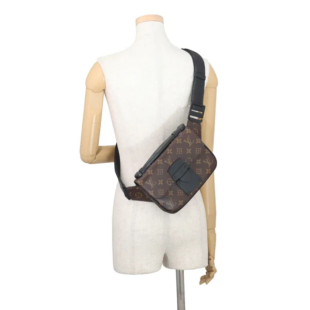 Louis Vuitton SPadlock Sling Bag NoirM45807 Monogram Macassar Canvas in Canvas from GALLERY RARE, photo 5 of 18