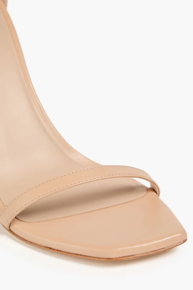 Stuart Weitzman Amelina 95 Leather Sandals, photo 4 of 4 from THE OUTNET